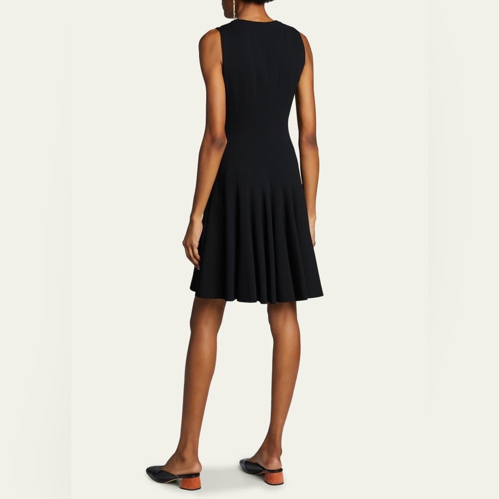 Akris Sleeveless Double Face Wool Front Zip Dress In Black Size US 4 $2,990.00 - Picture 6 of 16